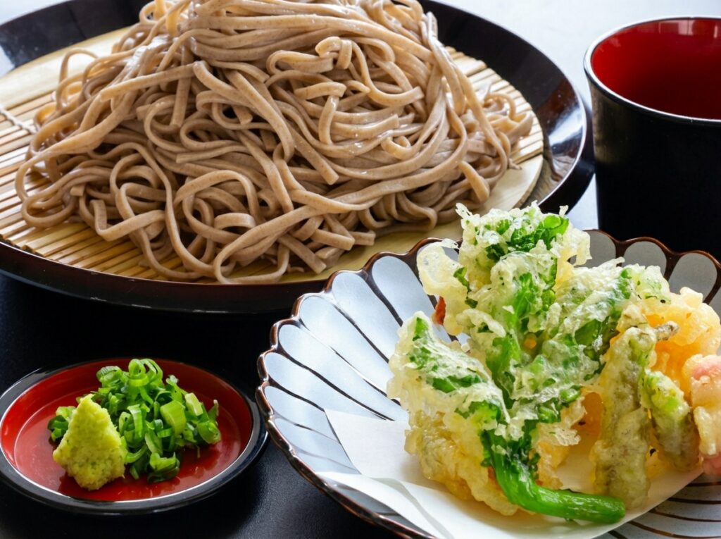 天ぷらと蕎麦セット